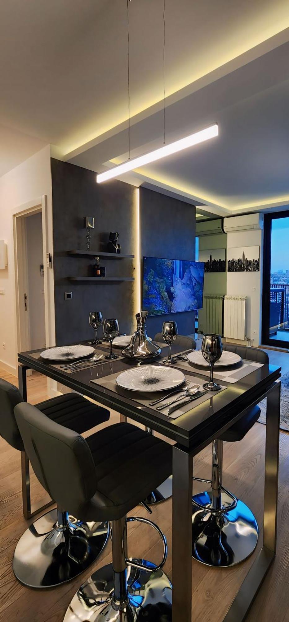 Belgrade Waterfront 16Th Fl Lux Apt. W/ City View Eksteriør bilde