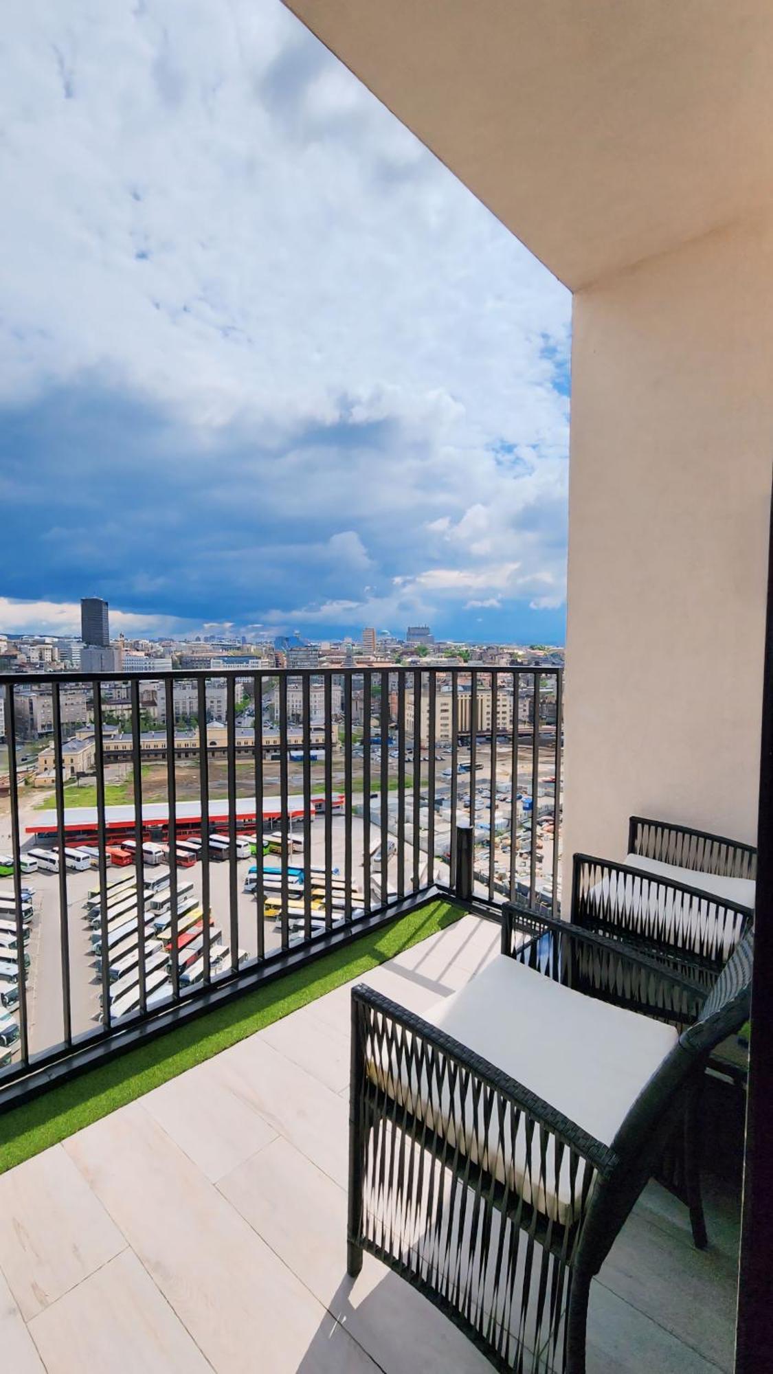 Belgrade Waterfront 16Th Fl Lux Apt. W/ City View Eksteriør bilde
