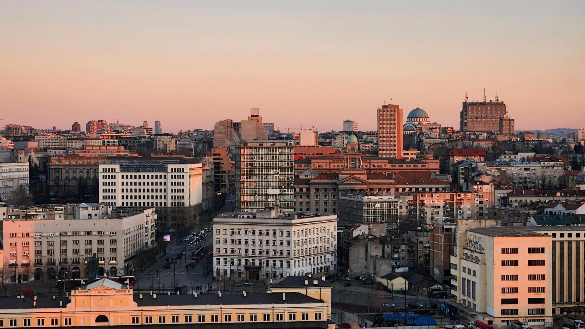 Belgrade Waterfront 16Th Fl Lux Apt. W/ City View Eksteriør bilde